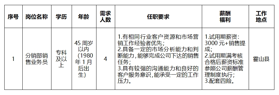 安徽大別山鄉(xiāng)村振興產(chǎn)業(yè)發(fā)展有限公司2025年招聘臨時(shí)工作人員公告(一)